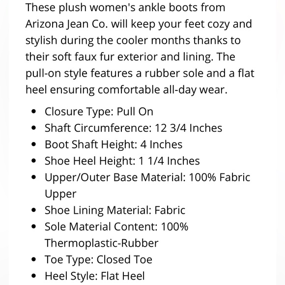 Arizona 🏜️!Jean 👖 Co Womens Slater Flat Heel Winter ❄️ Boots 🥾 Color - Sand - Picture 5 of 7
